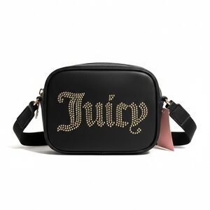 Juicy Couture Black and Gold Crossbody Bag